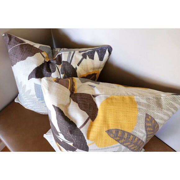 P/Kaufmann COSTA RICA DRIFTWOOD PAIR 22x22 Zippered Throw Pillow‎ Cover NEW - Picture 2 of 11